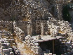 City of David Ruins, Jerusalem, IL, August 12, 2000