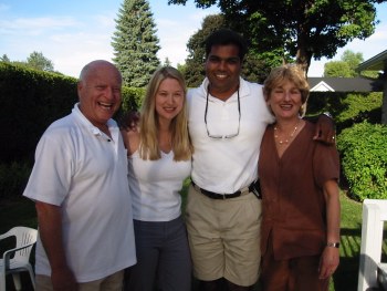 Sid and Barbara Cohen in Ottawa, August 24, 2001