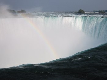 Horseshoe falls rainbow, September 8, 2001, Hanson R. Hosein