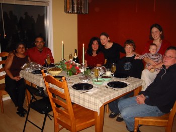 Christmas Dinner 2001 in Kelowna