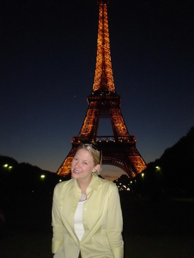 Heather in Paris, where she belongs July 2003 HRH
