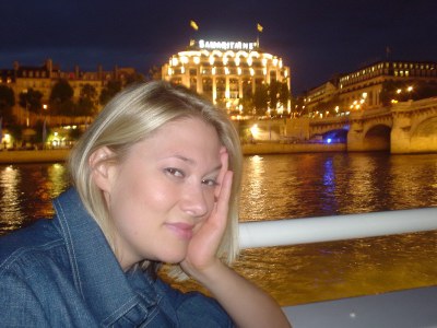 Heather on the Seine, July 2003 HRH